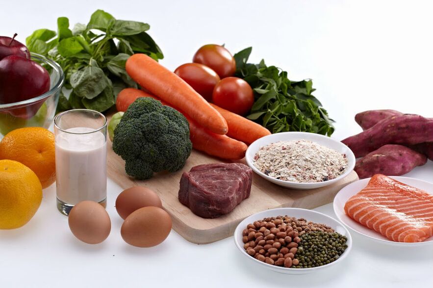 Alimenti sani inclusi nei menu dietetici per dimagrire